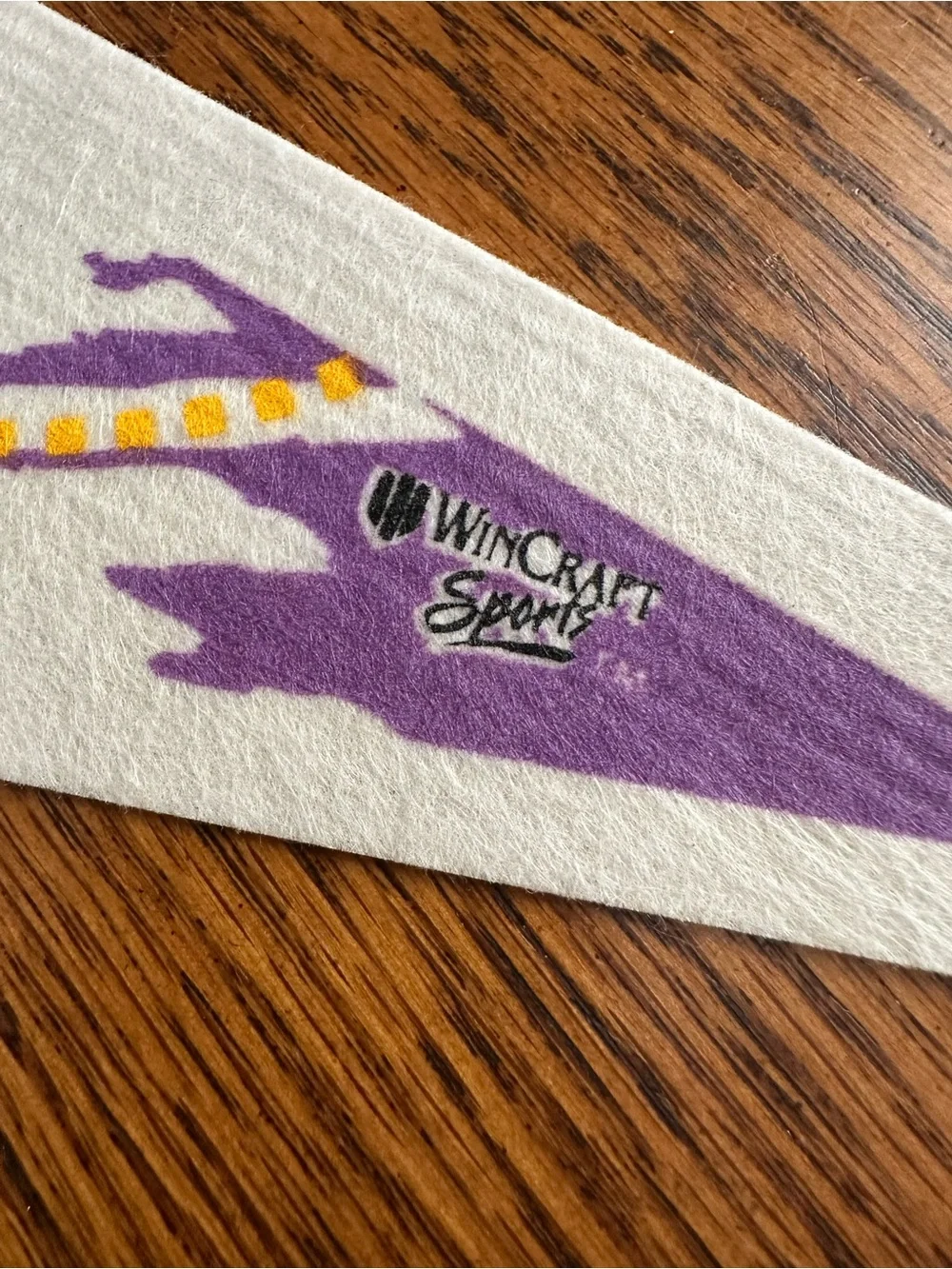 Vintage Los Angeles Lakers Magic Johnson pennant
